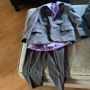 Boys suit size 6x and long sleeved  shirt size 7